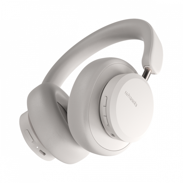 Urbanista Miami Active Noise-Cancelling Wireless On-Ear Headphones - Pearl White