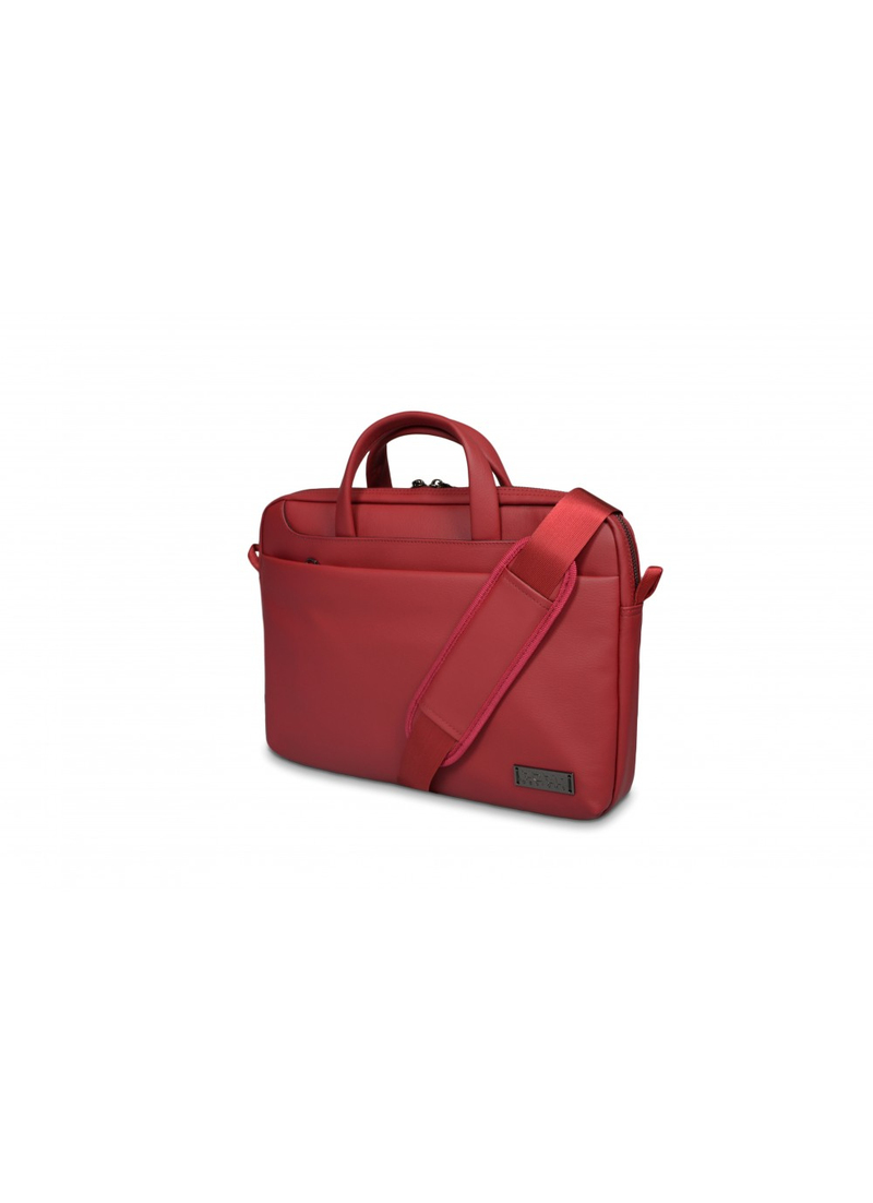 Port Zurich Toploading Laptop Bag (for Laptops up to 15.6 Inches) - Red