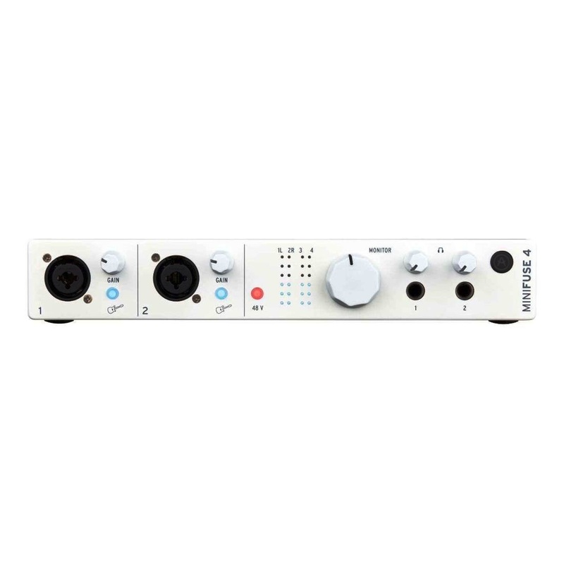 Arturia MiniFuse 4 Versatile Desktop Audio Interface - White