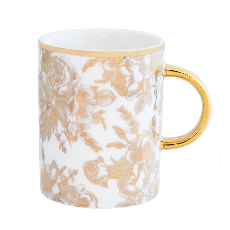 Cristina Re Botancial Rose Mug 360ml - Ivory