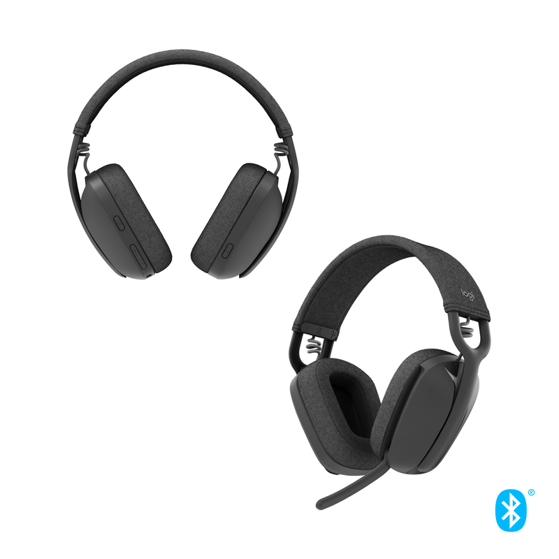 Logitech 981-001213 Zone Vibe 100 Wireless Headphones - Graphite