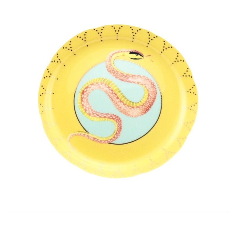 Yvonne Ellen Snake Cake Plate Round