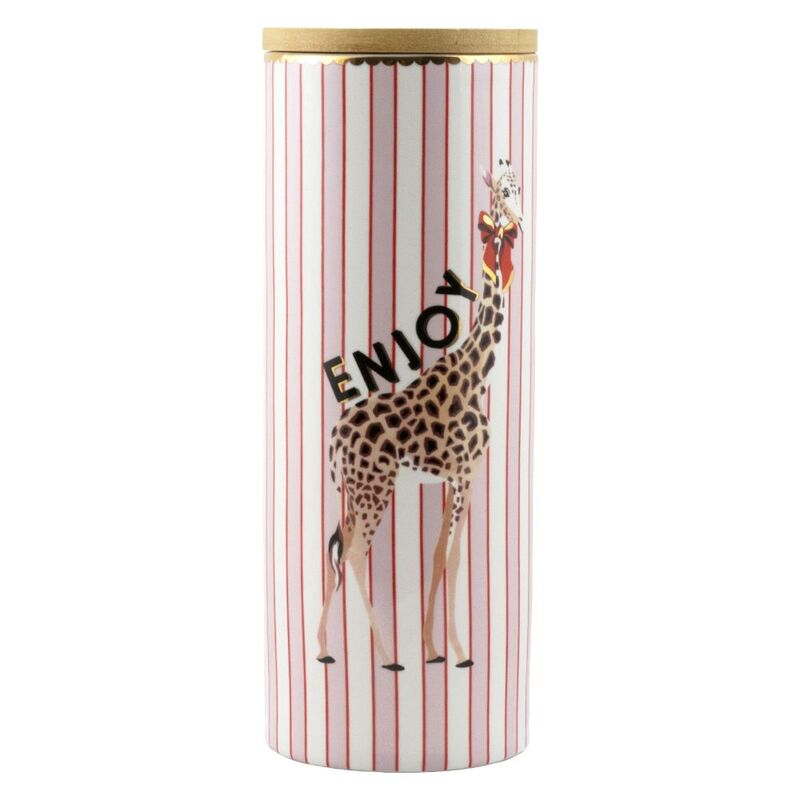 Yvonne Ellen Storage Jar Lrg Giraffe