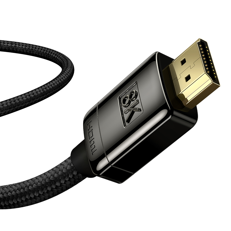 Baseus High Definition Series HDMI 8K to HDMI 8K Adapter Cable 1m - Black