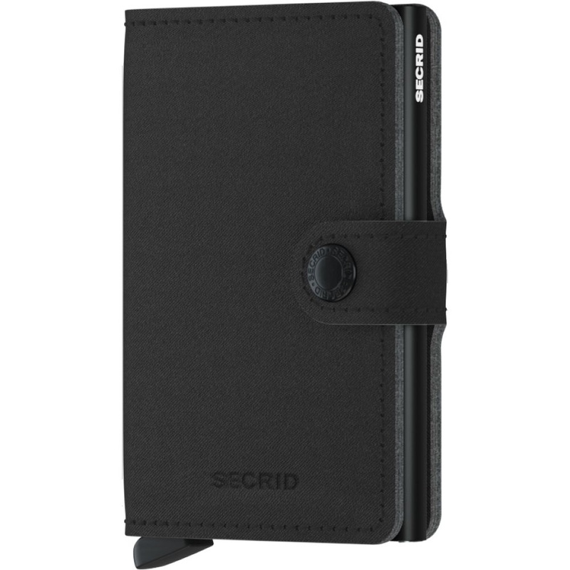 Secrid Miniwallet - Yard Microfibre - Powder Black