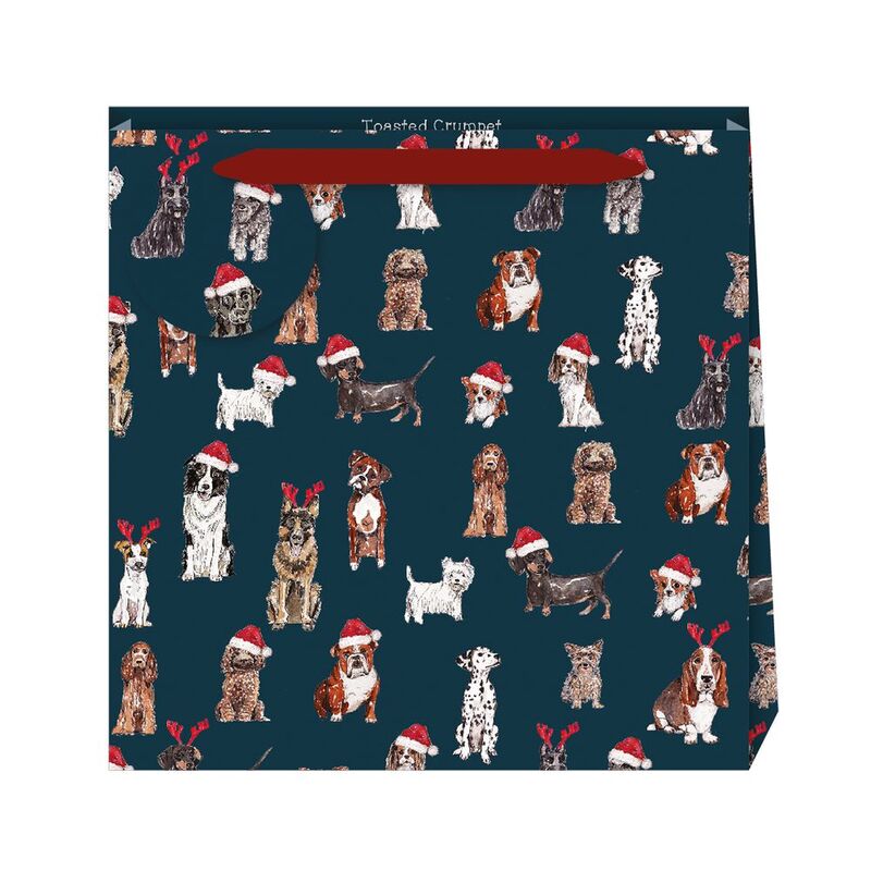 Toasted Crumpet Christmas Dogs Medium Bag (22 x 22 x 8cm)