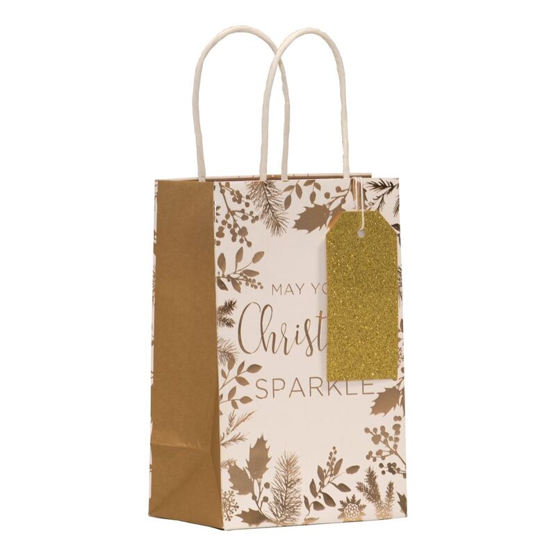 Design By Violet Christmas Gift Bag - Sparkle - Small