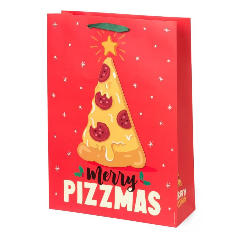 Legami Christmas Gift Bag - X-Large - Pizza Legami Christmas Gift Bag - X-Large - Pizza