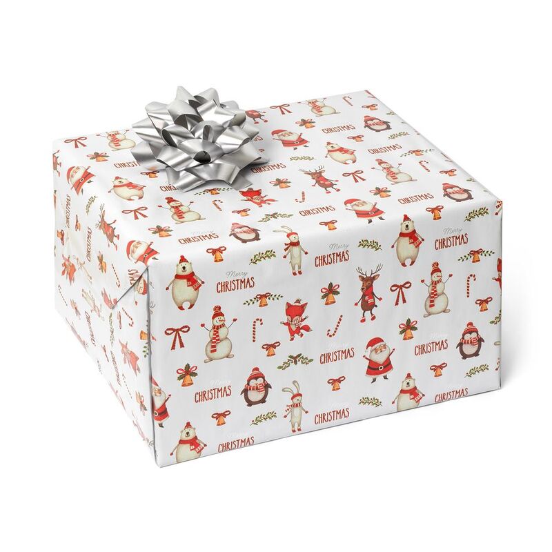 Legami Christmas Wrapping Paper - Xmas Pattern