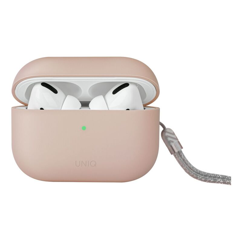 UNIQ Lino Hybrid Liquid Silicon Airpods Pro 2nd Gen (2022) Case - Blush UNIQ Lino Hybrid Liquid Silicon Airpods Pro 2nd Gen (2022) Case - Blush