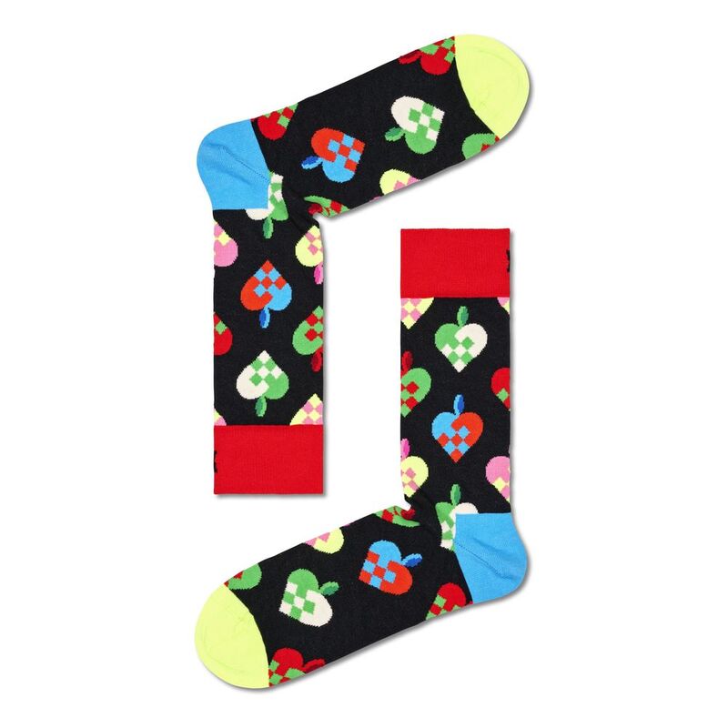 Happy Socks Braided Christmas Heart Socks Happy Socks Braided Christmas Heart Socks