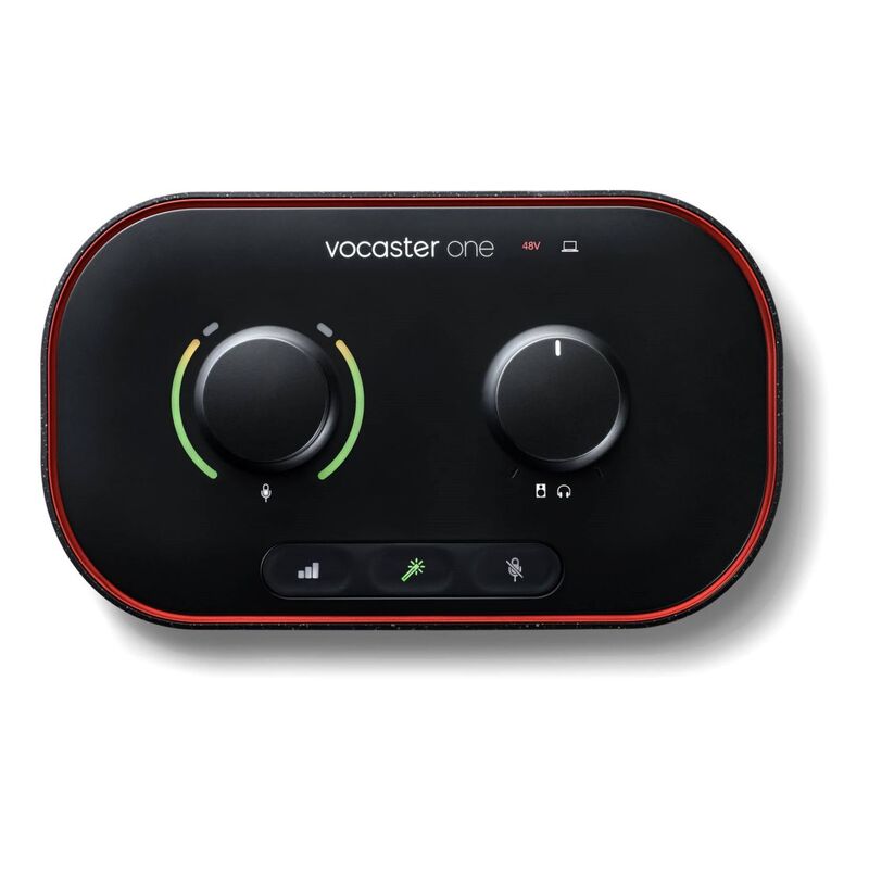 Focusrite Vocaster One Podcast Interface Black