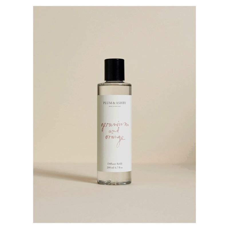 Plum & Ashby Geranium & Orange Diffuser Refill 200ml