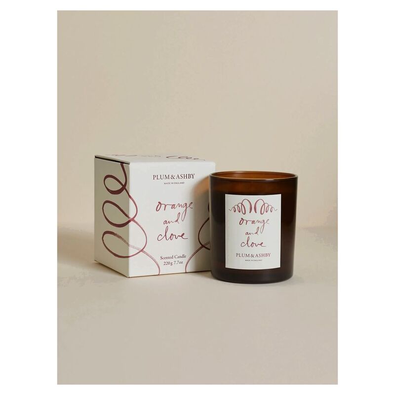 Plum & Ashby Christmas Candle Orange & Clove 220g