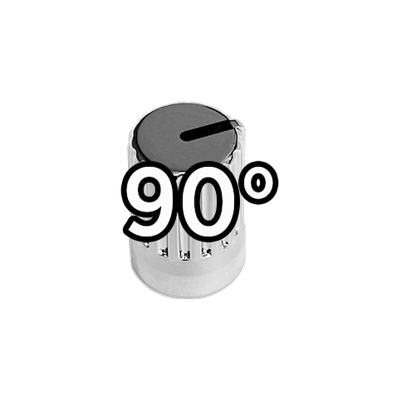 DJ TechTools Chroma Caps 90-Degree Super Knob Silver