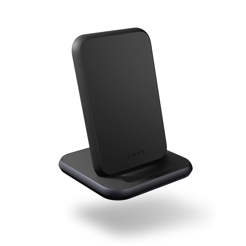 Zens Aluminium Stand Fast Wireless Charger 18W USB PD - Black