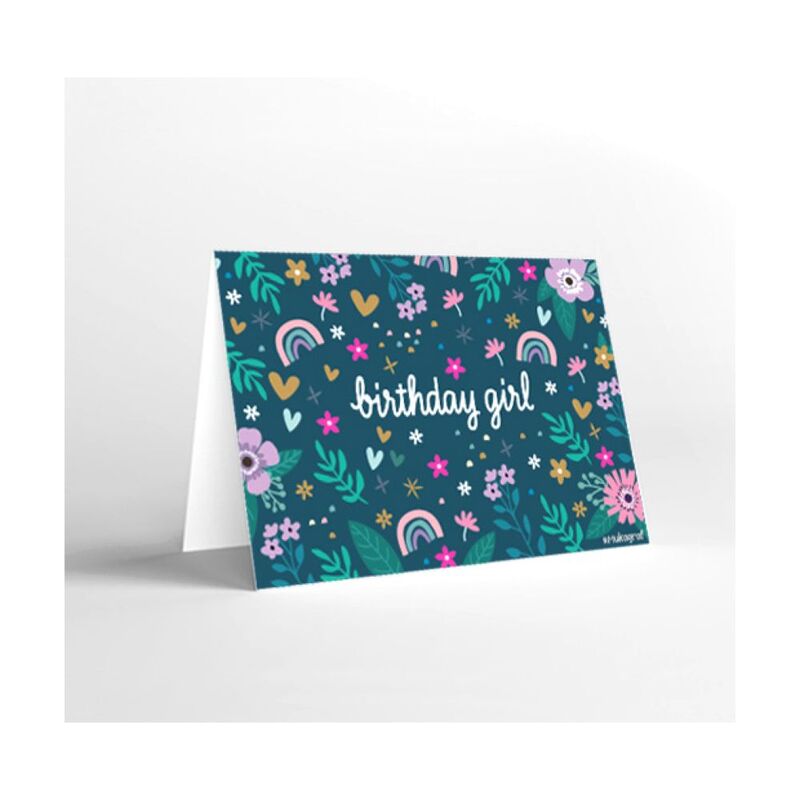 Mukagraf Birthday Girl Standard Greeting Card(18X12Cm) Mukagraf Birthday Girl Standard Greeting Card(18X12Cm)