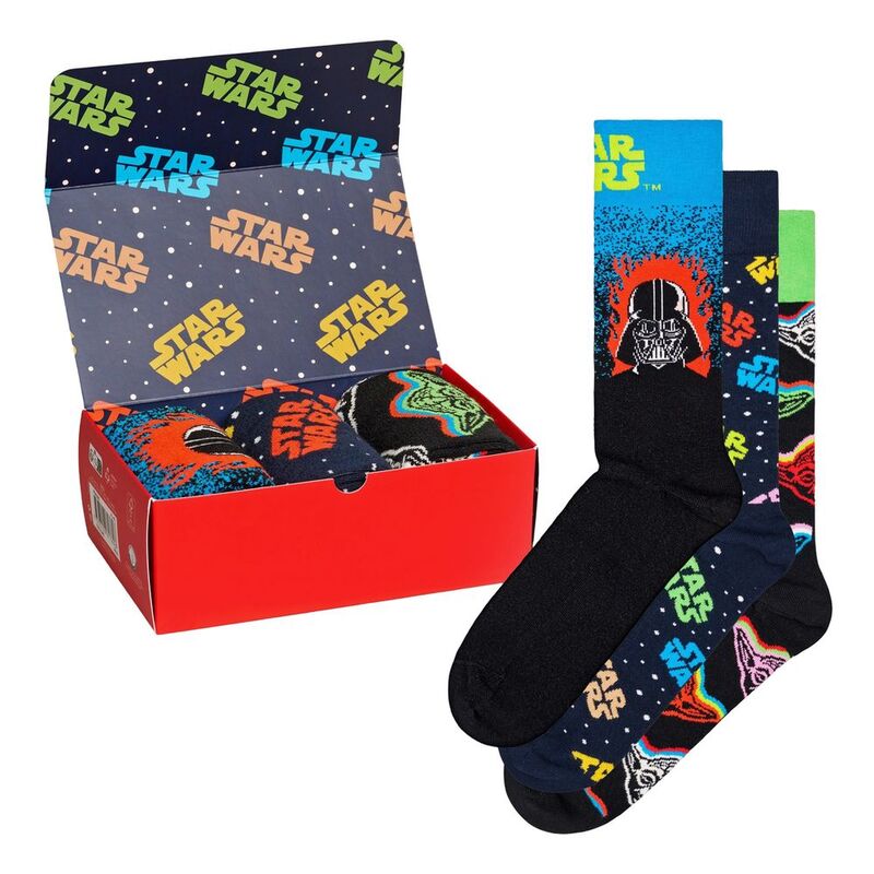 Happy Socks Star Wars Gift Set (Pack of 3) Happy Socks Star Wars Gift Set (Pack of 3)