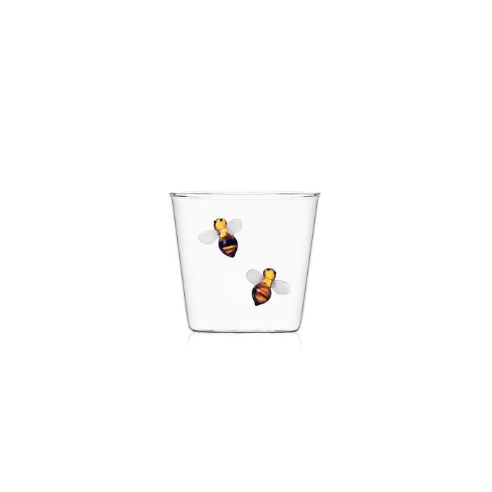 Ichendorf Clear Borosilicate Tumbler 350ml - Bees