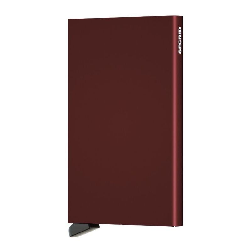 Secrid Cardprotector - Aluminum - Bordeaux Secrid Cardprotector - Aluminum - Bordeaux