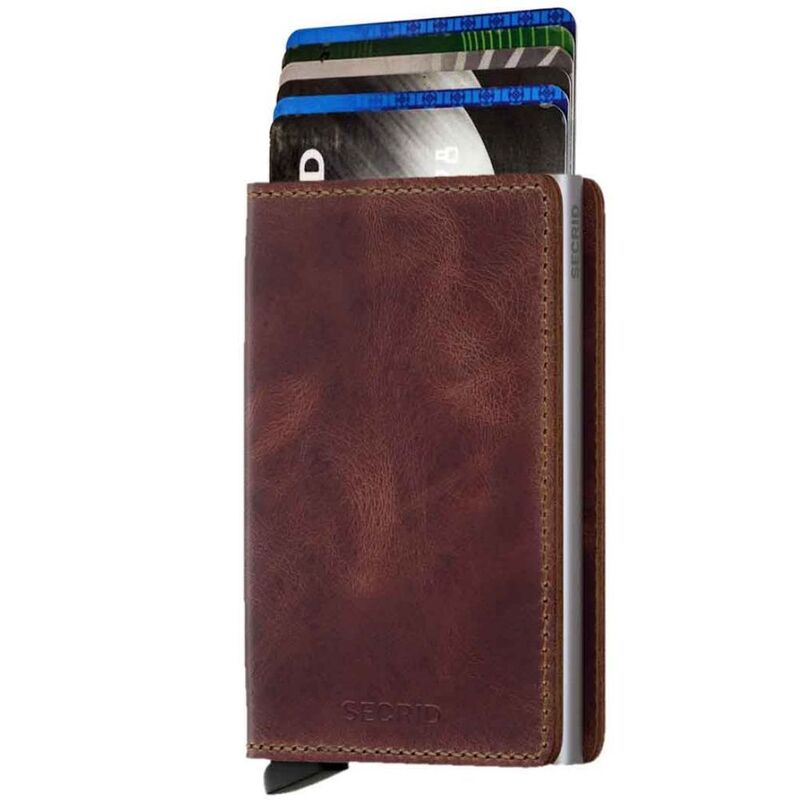 Secrid Slimwallet - Vintage Leather - Brown Secrid Slimwallet - Vintage Leather - Brown