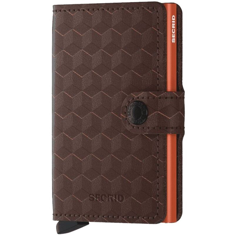 Secrid Miniwallet Optical - Brown / Orange