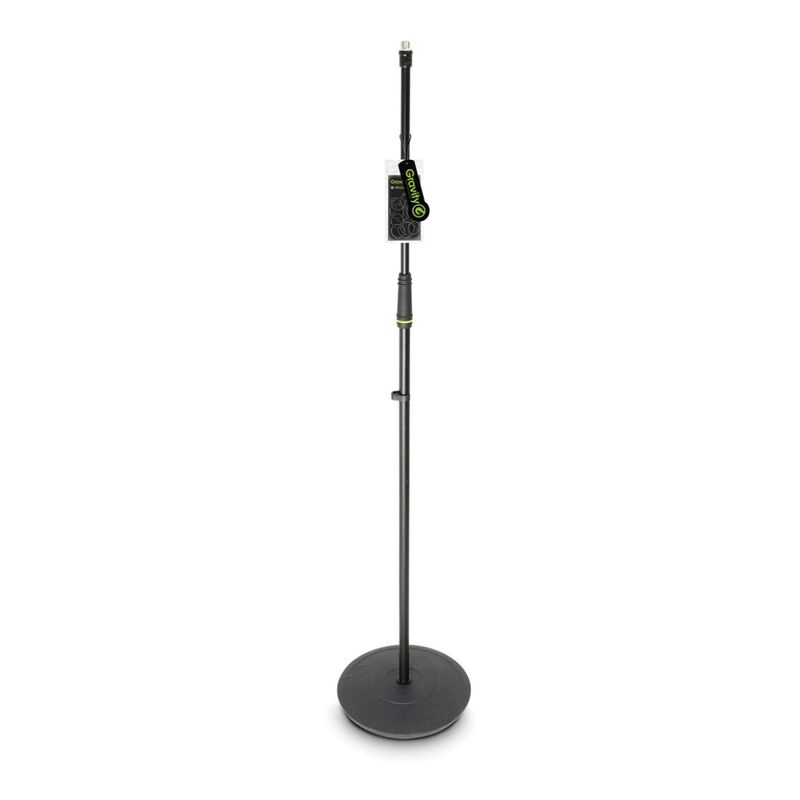 Gravity MS-23 Microphone Stand With Round Base - Black Gravity MS-23 Microphone Stand With Round Base - Black