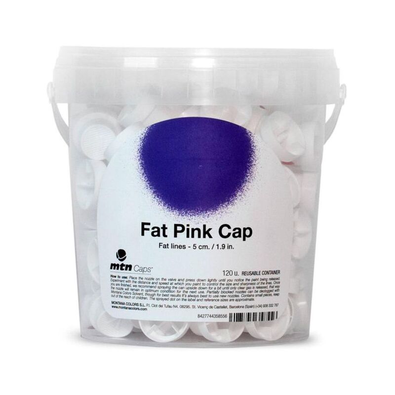 Montana Colors Cap Fat Pink Cap Bucket (120 Caps)