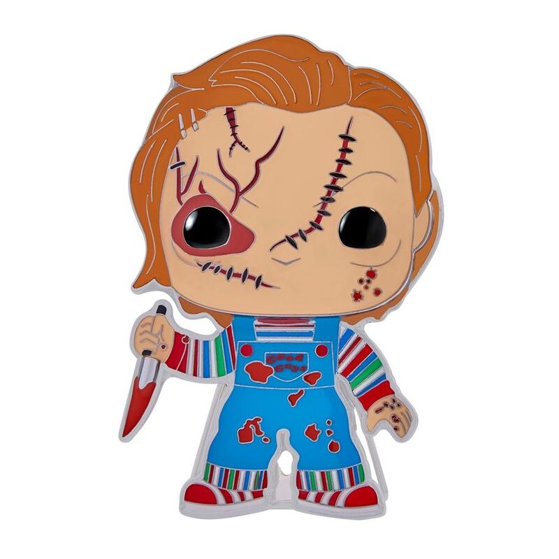 Funko Enamel Pin! Movies Horror Chucky 4-Inch Badge Pin Funko Enamel Pin! Movies Horror Chucky 4-Inch Badge Pin