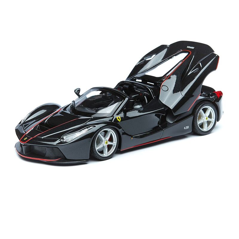 Bburago 18-26022 Ferrari Race & Play Laferrari Aperta 1.24 Scale Die-Cast Model Car - Black (Without Stand) Bburago 18-26022 Ferrari Race & Play Laferrari Aperta 1.24 Scale Die-Cast Model Car - Black (Without Stand)