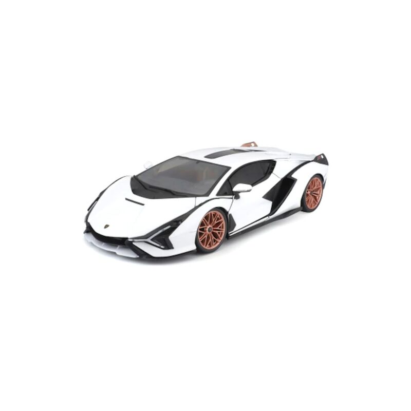 Bburago 18-11046 Lamborghini Sian FKP 37 1.18 Scale Die-Cast Model Car - White