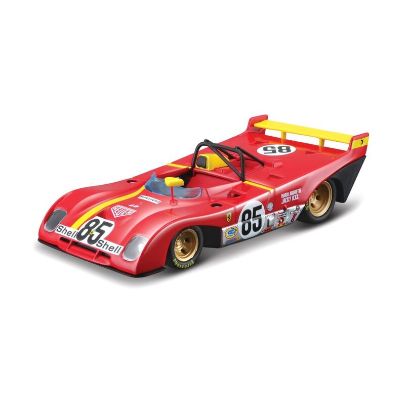 Bburago 18-36302 Ferrari Racing 312 P 1972 Watkins Glen 1.43 Scale Die-Cast Model Car Bburago 18-36302 Ferrari Racing 312 P 1972 Watkins Glen 1.43 Scale Die-Cast Model Car