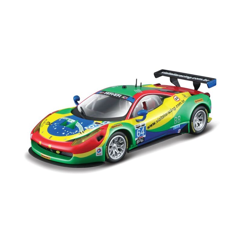 Bburago 18-36305 Ferrari Racing 458 Italia GT3 2015 Brasil 1.43 Scale Die-Cast Model Car Bburago 18-36305 Ferrari Racing 458 Italia GT3 2015 Brasil 1.43 Scale Die-Cast Model Car