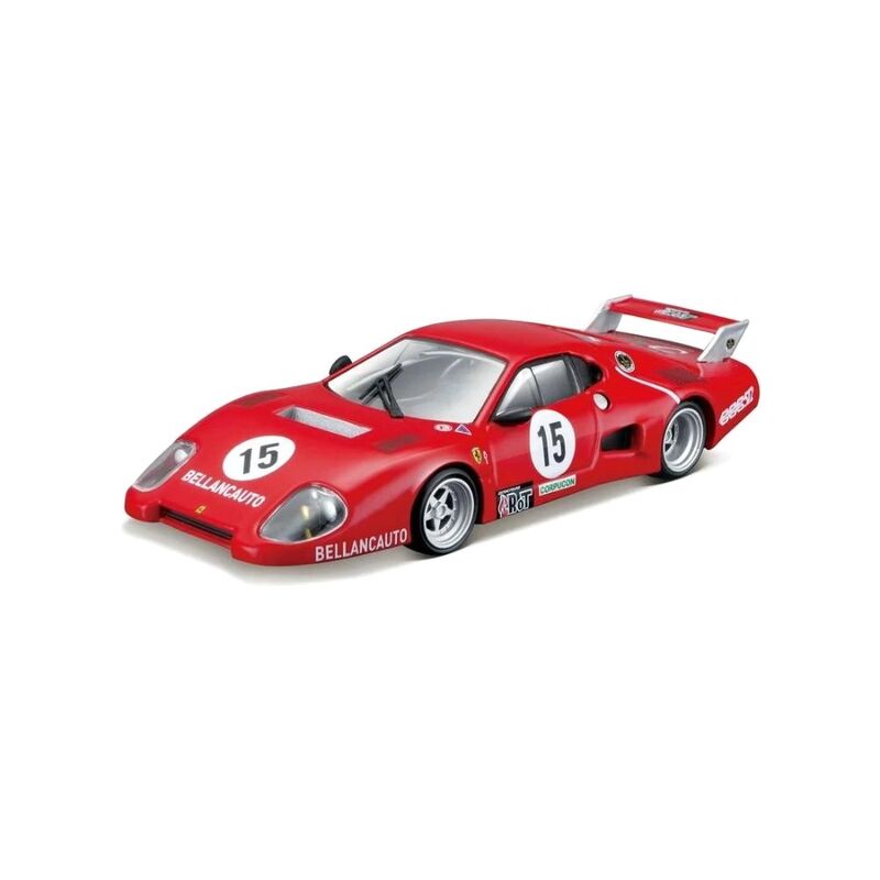 Bburago 18-36308 Ferrari Racing 512 BB II Serie 1981 1.43 Scale Die-Cast Model Car - Red Bburago 18-36308 Ferrari Racing 512 BB II Serie 1981 1.43 Scale Die-Cast Model Car - Red