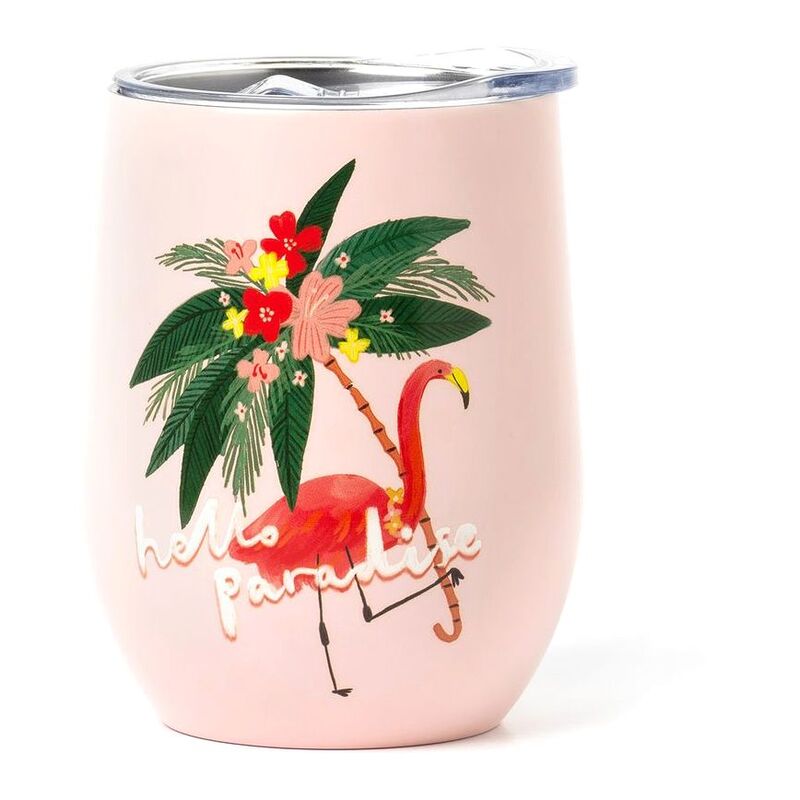 Legami Hot & Cold Vacuum Tumbler 325 ml - Flamingo Legami Hot & Cold Vacuum Tumbler 325 ml - Flamingo