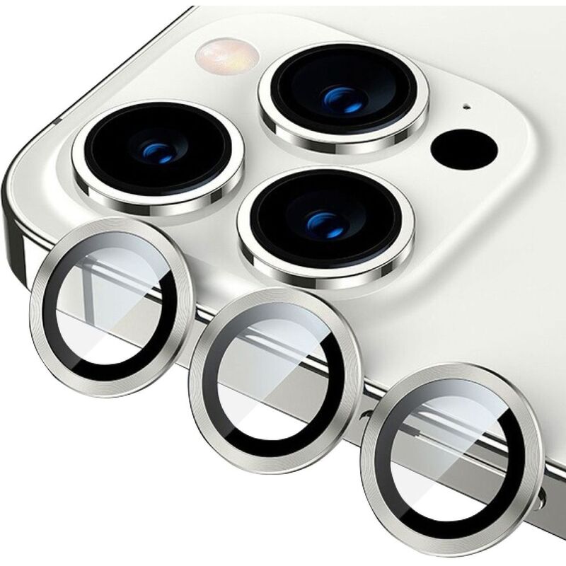 HYPHEN Camera Lens Protector For iPhone 14 Pro/ 14 Pro Max - Silver HYPHEN Camera Lens Protector For iPhone 14 Pro/ 14 Pro Max - Silver