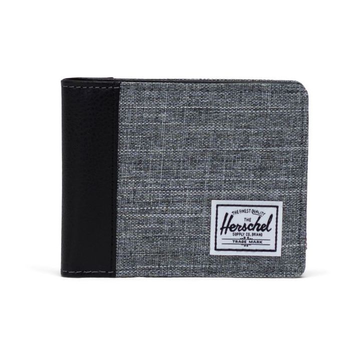 Herschel Hank II RFID Classic Wallet - Raven Crosshatch/Black