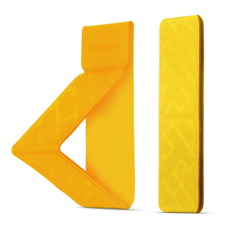 HYPHEN Smartphone Case Grip Holder and Stand - Yellow - Fits up to 6.7-Inch