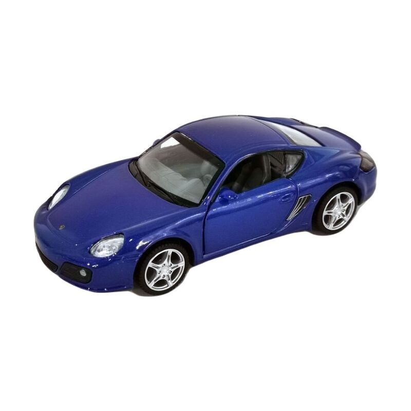 Metal Speed Zone Porsche Cayman S 1.34 Scale Metal Die-Cast Car Metal Speed Zone Porsche Cayman S 1.34 Scale Metal Die-Cast Car