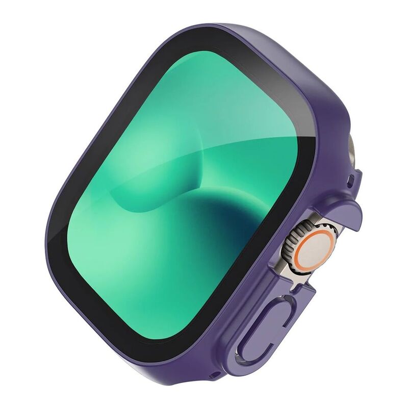 Amazing Thing Apple Watch Ultra Marsix Pro Bumper Case With Glass 49mm - New Purple Amazing Thing Apple Watch Ultra Marsix Pro Bumper Case With Glass 49mm - New Purple