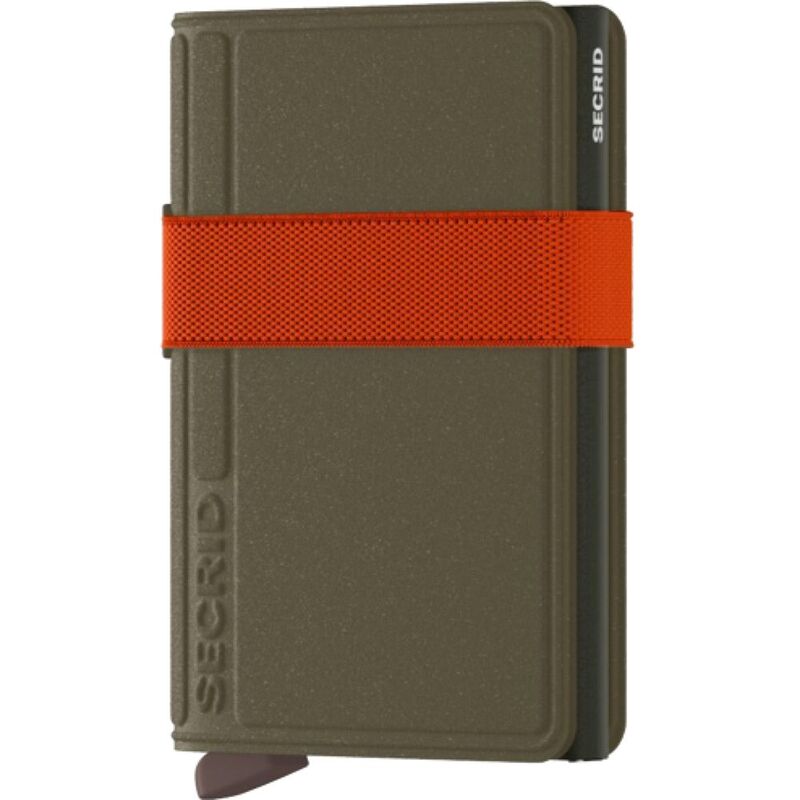 Secrid Bandwallet - Liba Leather - Green/Orange Secrid Bandwallet - Liba Leather - Green/Orange