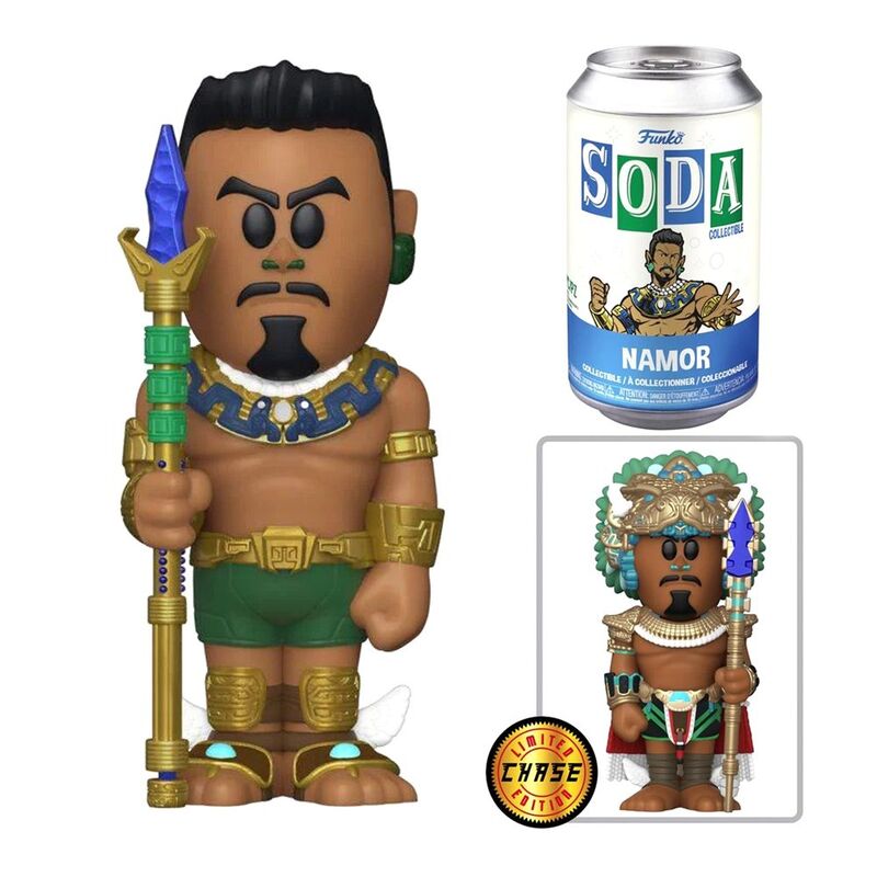 Funko Pop! Vinyl Soda Marvel Black Panther Wakanda Forever Namor 4.25-Inch Vinyl Soda Figure (with chase*)