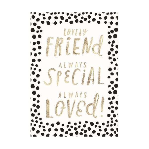 Pigment Bijou Lovely Friend Always Special Always Loved Greeting Card (17.6 x 13cm)