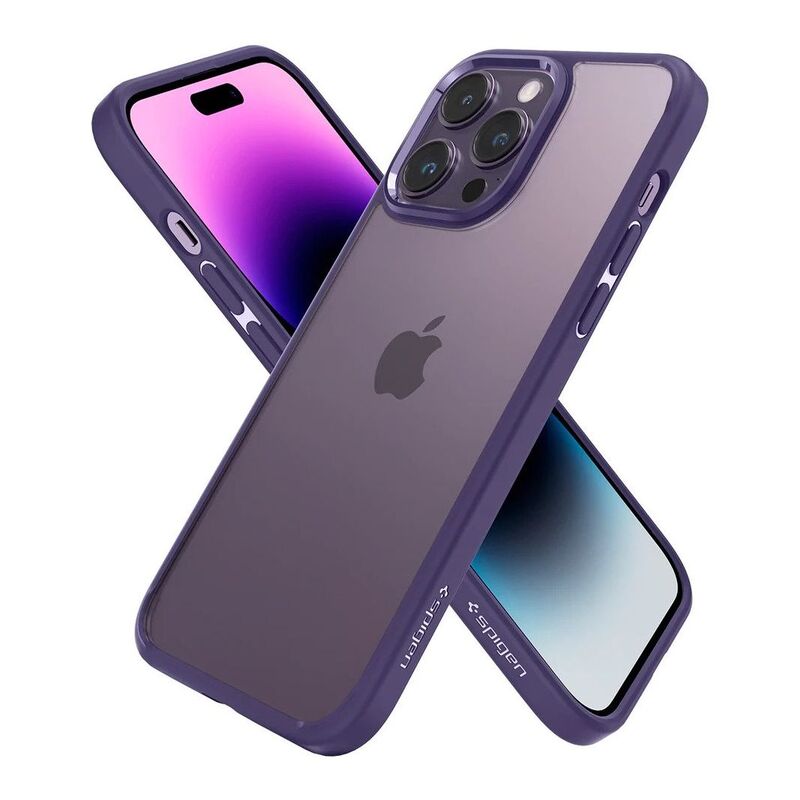 Spigen Ultra Hybrid Case for iPhone 14 Pro Max - Deep Purple