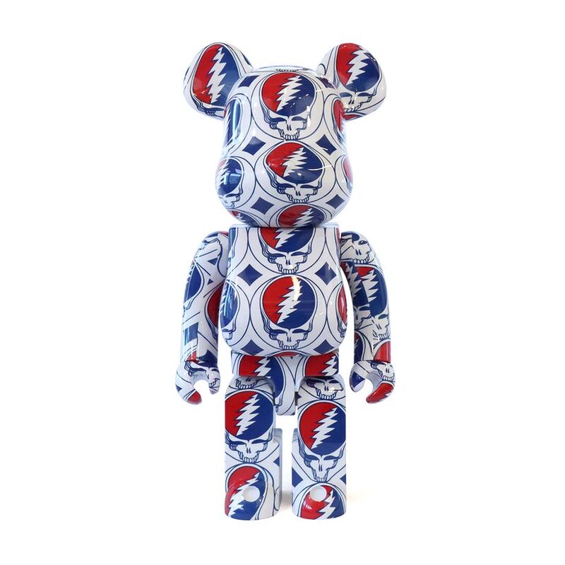 Bearbrick 1000&#37; Grateful Dead Steal Your Face Figure (72cm)