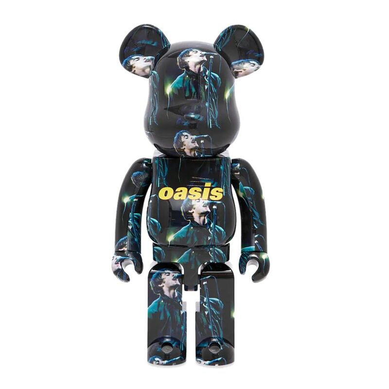 Bearbrick 1000&#37; Oasis Knebworth 1996 Liam Figure (72cm)