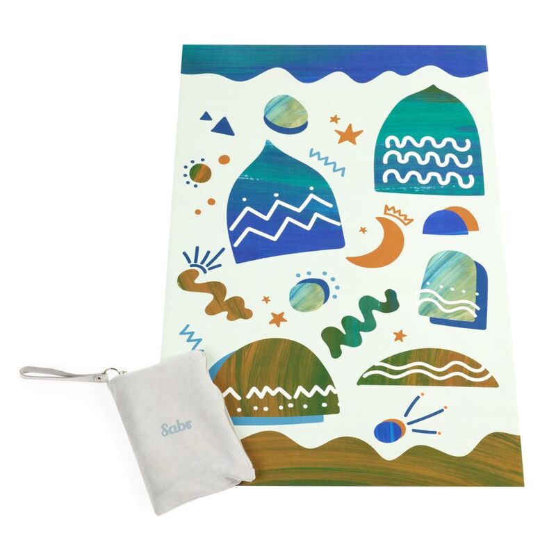 Sabr Starship Landing II Compact Prayer Mat (67 x 108 x 0.1cm)