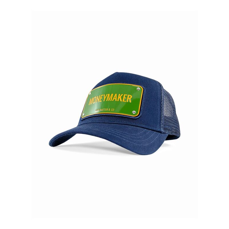 John Hatter Moneymaker Unisex Cap Navy Blue John Hatter Moneymaker Unisex Cap Navy Blue