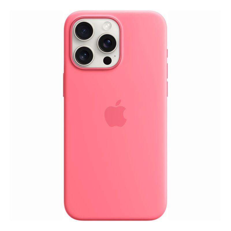 Apple iPhone 15 Pro Max Silicone Case with MagSafe - Pink