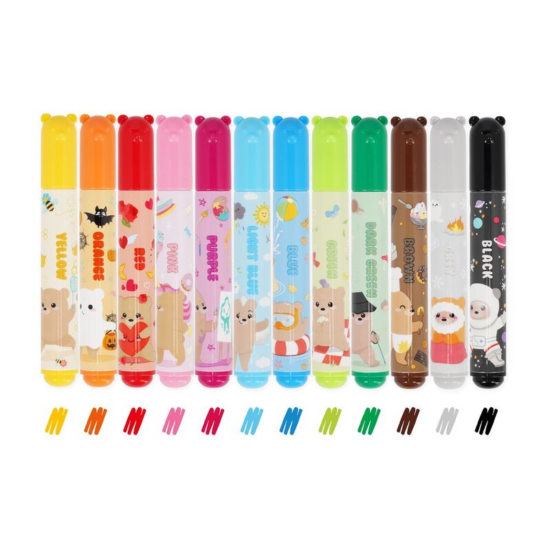Legami Markers - Teddy Friends (Set Of 12) Legami Markers - Teddy Friends (Set Of 12)
